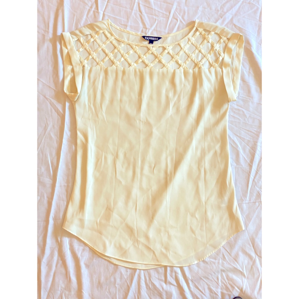 Creme color express blouse
